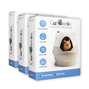 CatGenie face avant du pack de granulés montrant le conditionnement et avantage stockage