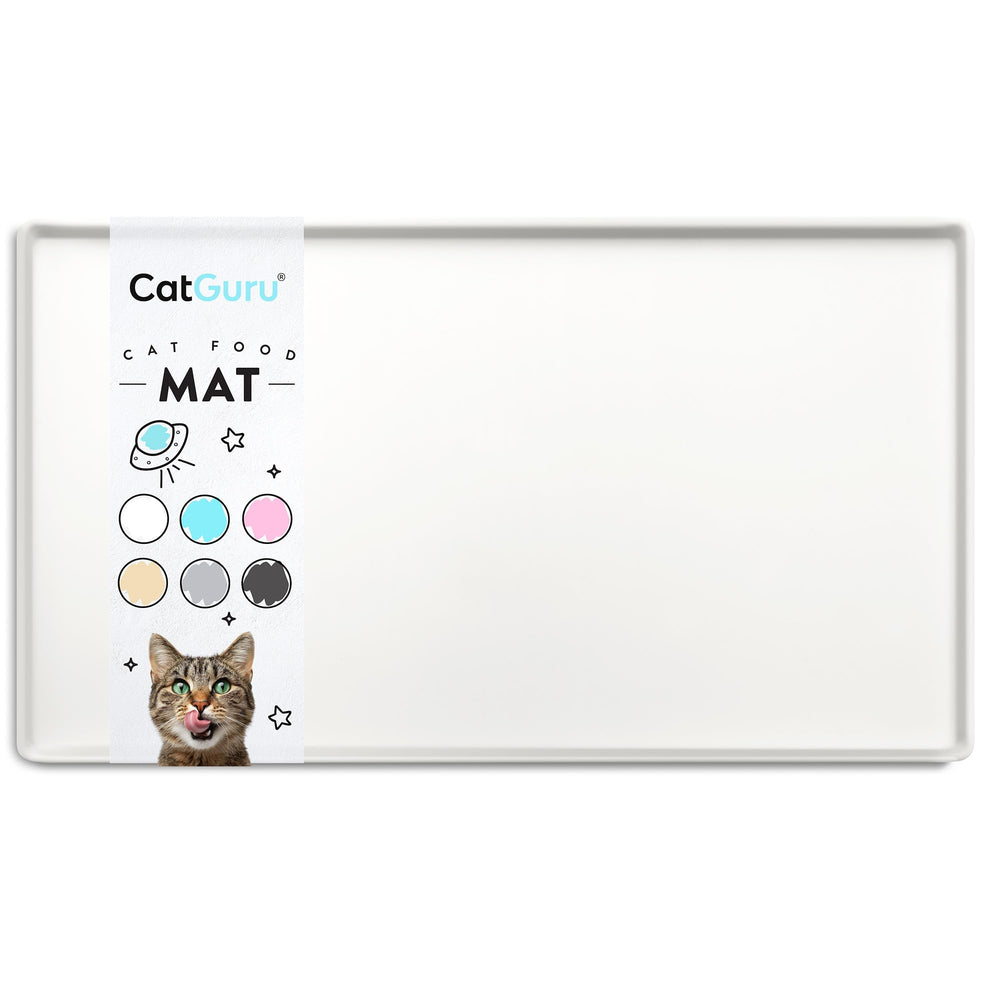CatGuru tapis face avant protégeant sol et bowls