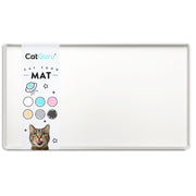 CatGuru tapis face avant protégeant sol et bowls