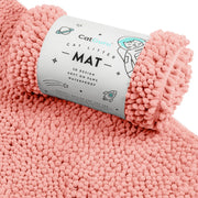 CatGuru tapis litière face avant XL corail montre grande couverture et protection