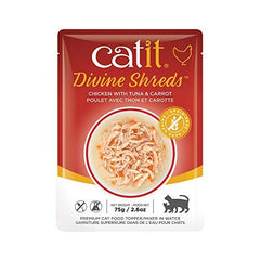 Catit sachet mélangé aux croquettes augmentant humidité et saveur du repas