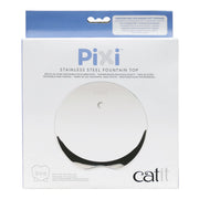 Catit Pixi couvercle inox face avant montrant finition et hygiène