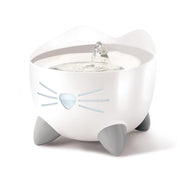 Catit PIXI vue avant en acier inoxydable, design hygiénique et durable