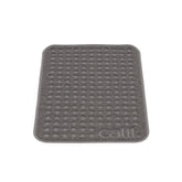 Catit tapis face avant montrant protection du sol et capture de litière