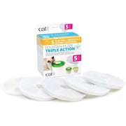 Catit pack de 5 cartouches front montrant emballage et compatibilité