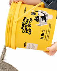 CATPAK motte compacte illustrant agglomération facile à retirer