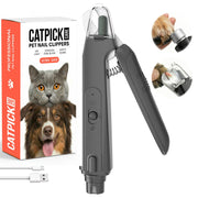 Catpick care face avant de l'appareil montrant prise en main sécurisée