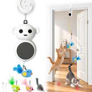 Catpick joy face avant de l’emballage montrant le jouet complet et ses fonctions