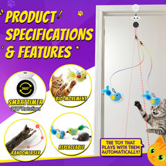 Catpick joy unité laser en action affichant mouvement pour chasser visuellement