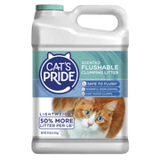 Cat's Pride devant du bidon 10 lb montrant l'emballage et la maniabilité