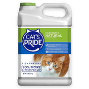 Cat's Pride emballage avant 10 lb montrant format pratique et économie