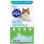 Cat's Pride emballage face montrant format 6,5 lb et avantages anti-odeur