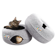 Cattasaurus grotte face avant montrant confort et espace pour plusieurs chats