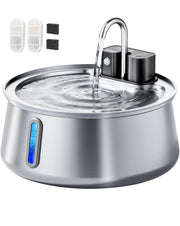 CEESC fontaine face avant en inox montrant design robuste et hygiène