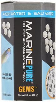 CerMedia MarinePure emballage avant montrant format 90 g et usage aquarium