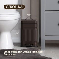 CEROELDA gros plan embossage métal illustrant finition mate anti-traces