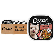 Cesar barquette face montrant emballage pratique et portion individuelle