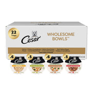 Cesár bol face emballage montrant portion individuelle et praticité