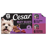 Cesar emballage avant pack montrant variétés et praticité