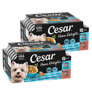 Cesar emballage avant montrant le pack pratique et un service rapide