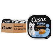 Cesar filets poulet avant de la barquette montrant la présentation appétissante