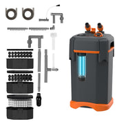 Ceveyu CY‑630 vue face du canister montrant design silencieux et gain de confort