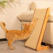CHEERHOME PETS vue avant griffoir en bois et sisal protège meubles
