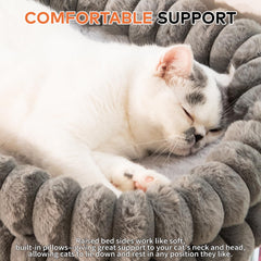 CHEERPALS coussin pelucheux chaud, confort hivernal pour chat
