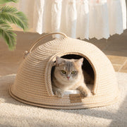 CHEERPALS vue avant du nid pour chat, sécurité et confort