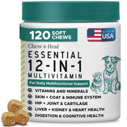 Chew + Heal Labs bouteille face avant montrant pack et quantité bénéfice praticité