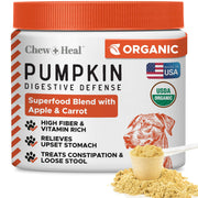 Chew + Heal Labs emballage avant montrant le format 16 oz et bénéfice digestif