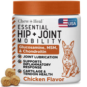 Chew + Heal Labs emballage face montrant le pot et l'étiquette, qualité garantie