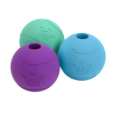 Chew King face avant du lot de 3 balles montrant emballage et design durable