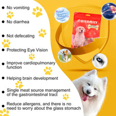 Chienmily coeur de poulet visible, bénéfice : attractivité gustative renforcée
