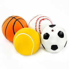 CHIWAVA quatre balles colorées alignées pour varier jeux et stimulation