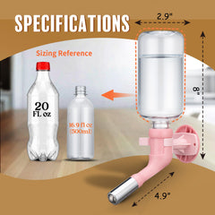 Choco Nose bouteille utilisée par un chien, hydratation propre