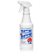 Chris Christensen spray face de la bouteille montrant emballage professionnel et bénéfice démêlant