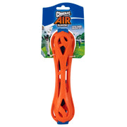 Chuckit! bumper orange en vue avant montrant le design ventilé et la visibilité accrue