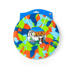 Chuckit! gros plan du caoutchouc recyclé montrant texture durable et souple bénéfice longévité
