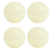 Chuckit! pack de quatre balles glow visible la nuit, sécurité accrue