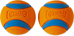 Chuckit! gros plan caoutchouc durable illustrant résistance au jeu