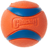 Chuckit! Ultra Ball grand face avant montrant le design et la couleur vive pour visibilité