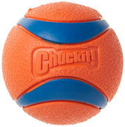 Chuckit! Ultra Ball grand face avant montrant le design et la couleur vive pour visibilité