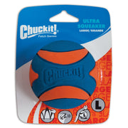 Chuckit! balle pack avant montrant les trois balles et leur robustesse