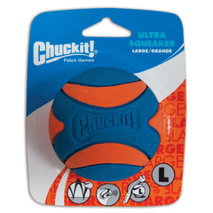 Chuckit! balle pack avant montrant les trois balles et leur robustesse