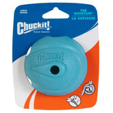 Chuckit! Whistler affiché sur l'emballage montrant la taille et l'usage, durable pour le jeu