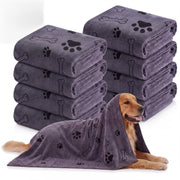 Chumia serviette face avant gris montrant le lot et rangement pratique