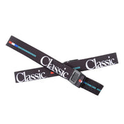 Classic Equine sangle multicolore fixée sous la selle pour rangement rapide