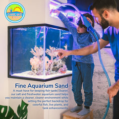 CLASSIC SAND & PLAY comparaison taille main montrant granulométrie fine