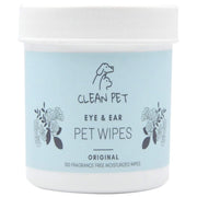 Clean Pet emballage avant montrant 100 pads, présentation claire et pratique